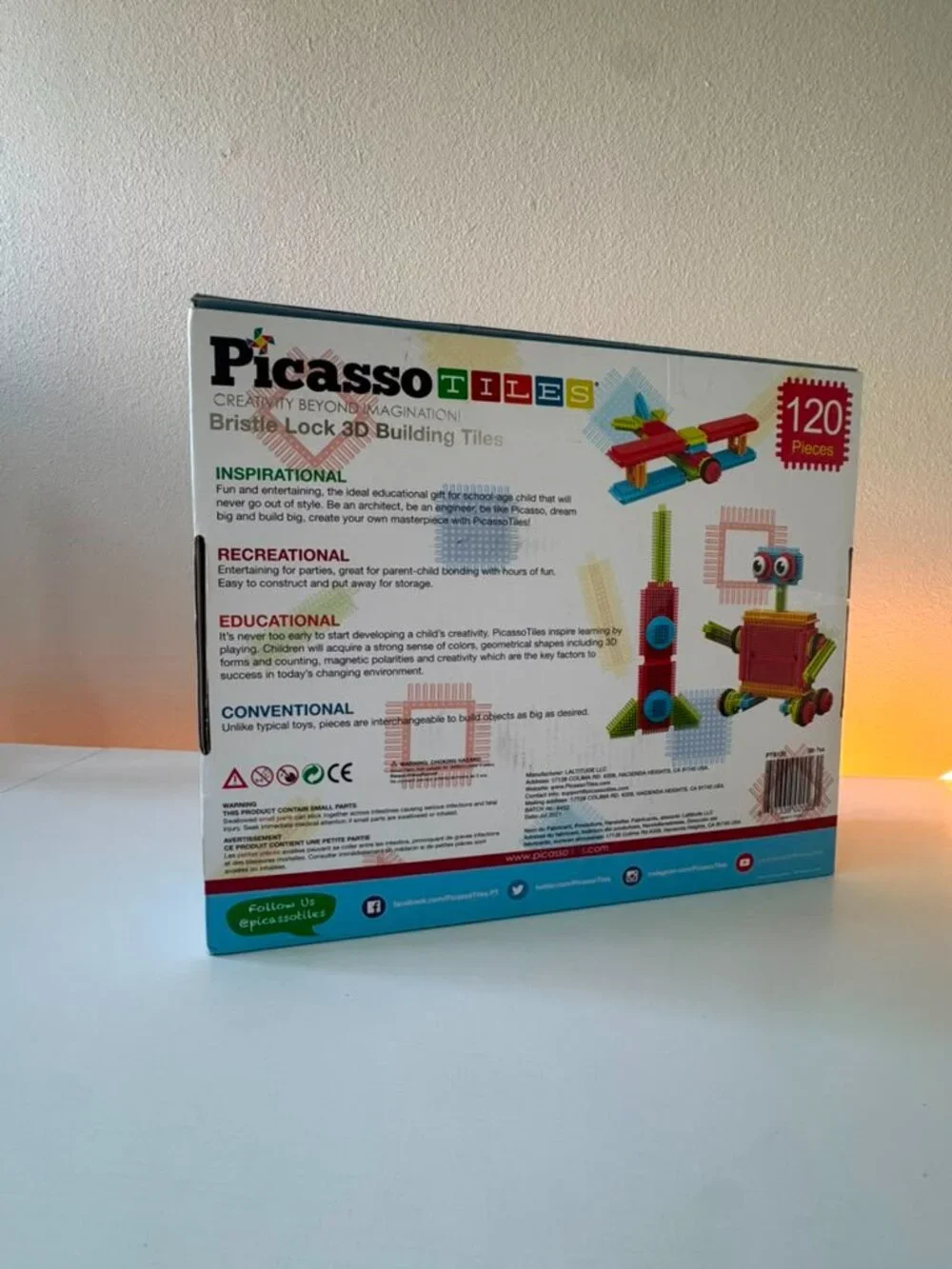 Bristle Lock 3D Building Set - Multicolor